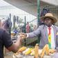 Meet the most stylish roasted corn seller in Ghana