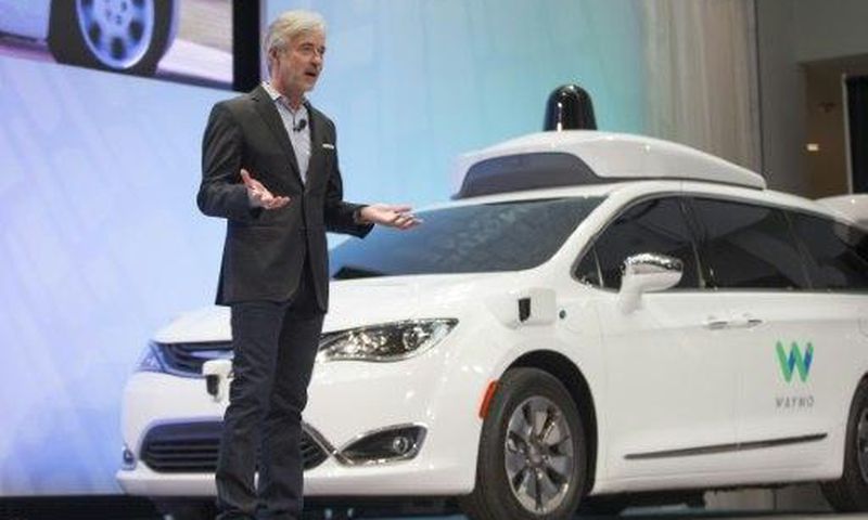 Waymo CEO John Krafcik at the 2017 North American International Auto Show in Detroit, Michigan in January