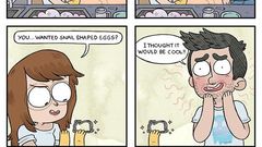 These illustrations show the weird side of love