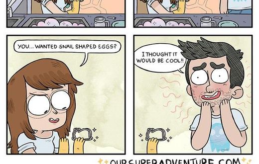 These illustrations show the weird side of love