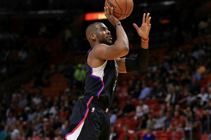 LA Clippers' Chris Paul has become the 10th player in league history to reach 8,000 assists, finishing a Sunday night game against Miami Heat with 8,012