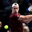 Steve Johnson (pictured) of the US knocked out two-time champion, compatriot John Isner from the ATP Auckland Classic in New Zealand on January 12, 2017
