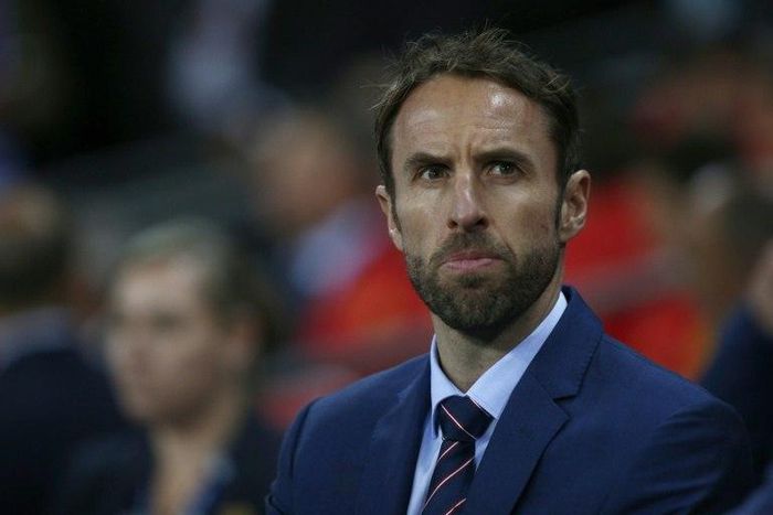 England's Interim manager Gareth Southgate watches his players from the touchline during a match between England and Spain on November 15, 2016