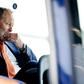 Dutch national soccer team head coach Danny Blind arrives at Schiphol Airport in Amsterdam on March 26, 2017