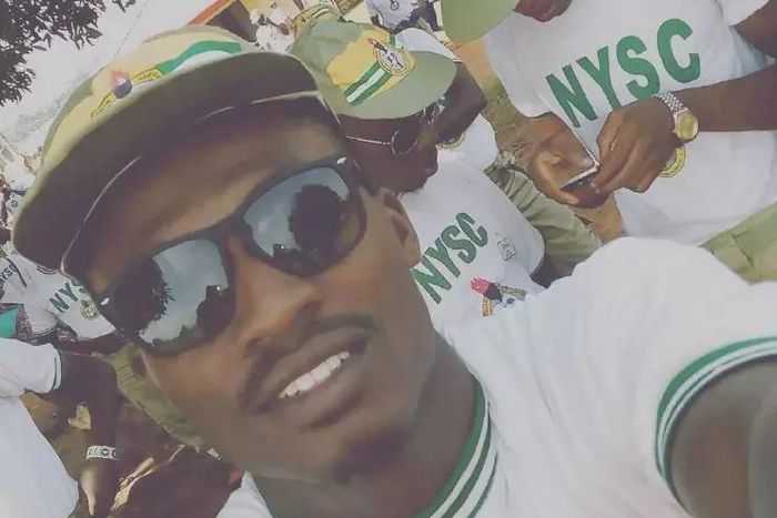 Efe Ejeba during his youth service