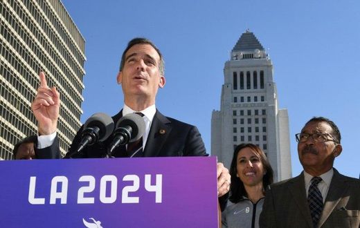Los Angeles Mayor Eric Garcetti has reiterated that officials are maintaining their focus on the 2024 bid