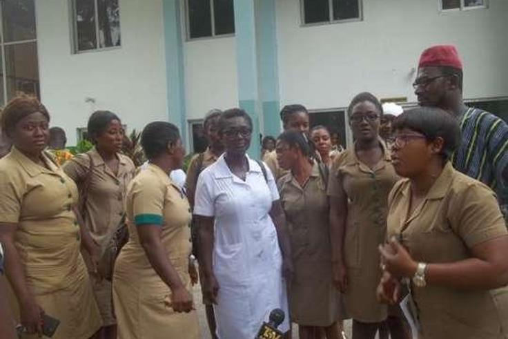 Community health nurses on strike