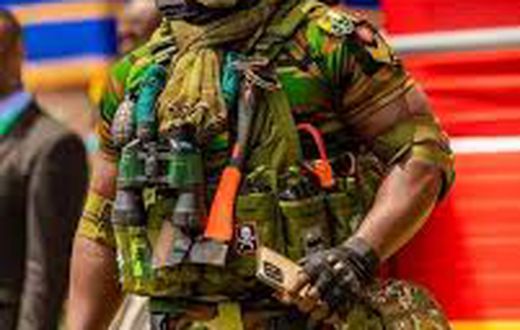 A military personnel
