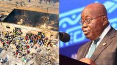 Former President Akufo-Addo assures Kantamanto traders of government support after fire disaster
