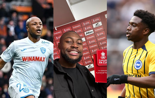 GH ballers abroad: Dede Ayew nets again, Semenyo wins MOTM as Lamptey sees red
