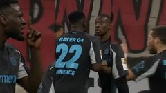 Boniface and teammate fight over same ball in tense Leverkusen clash (Video)