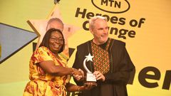 Dr Angela Dwamena-Aboagye Named Overall Winner of MTN Heroes of Change 2025