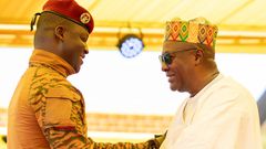 John Mahama and Ibrahim Traore