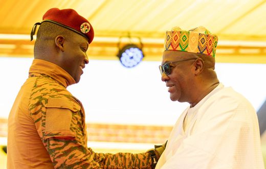 John Mahama and Ibrahim Traore