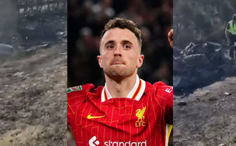 How Diogo Jota’s Lamborghini looked after the deadly accident (Exclusive Video)
