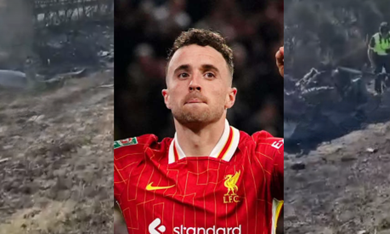 How Diogo Jota’s Lamborghini looked after the deadly accident (Exclusive Video)