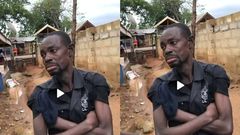 Man arrested after viral footage shows him drunk in police uniform begging for 'wee'