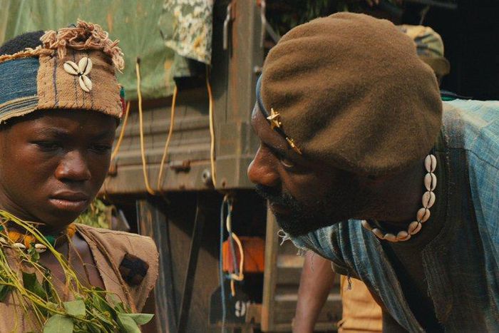 Abraham Attah (left) and Idris Elba in 'Beasts of No Nation'