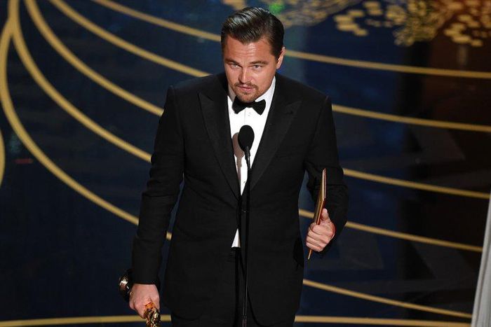Leonardo DiCaprio finally won his first ever Oscar taking home the "Best Actor in a Leading Role" award