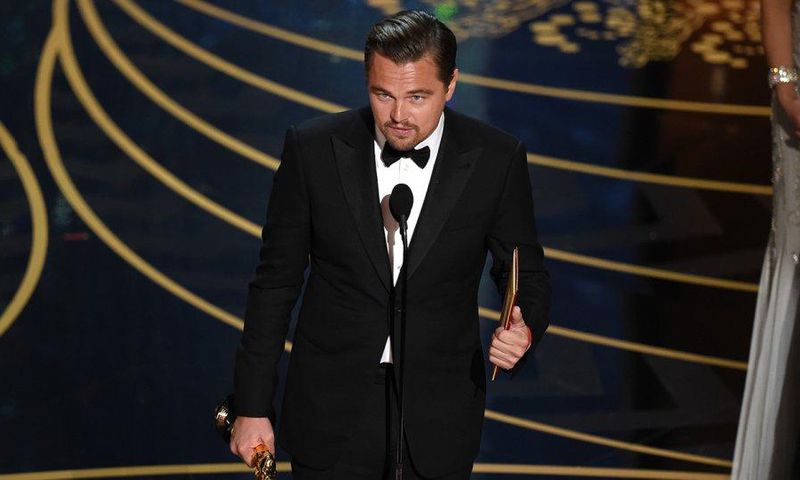 Leonardo DiCaprio finally won his first ever Oscar taking home the "Best Actor in a Leading Role" award