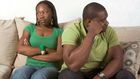Unhappy couple