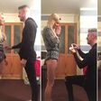 Brad Holmes and Jenny Davies in Valentine proposal prank