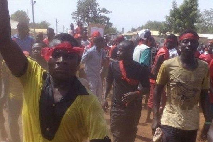 Agogo residents demonstrate over nomadic herdsmen (File photo)