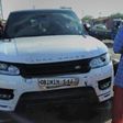 Bishop Obinim's white Range Rover involved in the accident