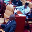 Dr Henry Kofi Wampah addressing parliament yesterday.