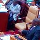 Dr Henry Kofi Wampah addressing parliament yesterday.