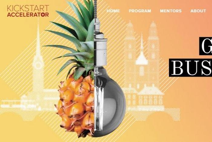 Kickstart Accelerator homepage