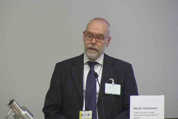 File Photo: Matti Anttonen, the Under–Secretary of State at the Ministry of Foreign Affairs.