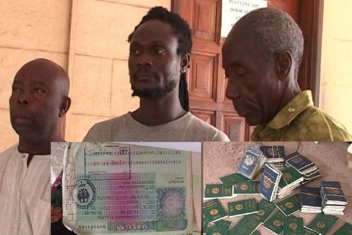 From right: Moses Lamptey, Eric Nyamekye and Kofi Mensah