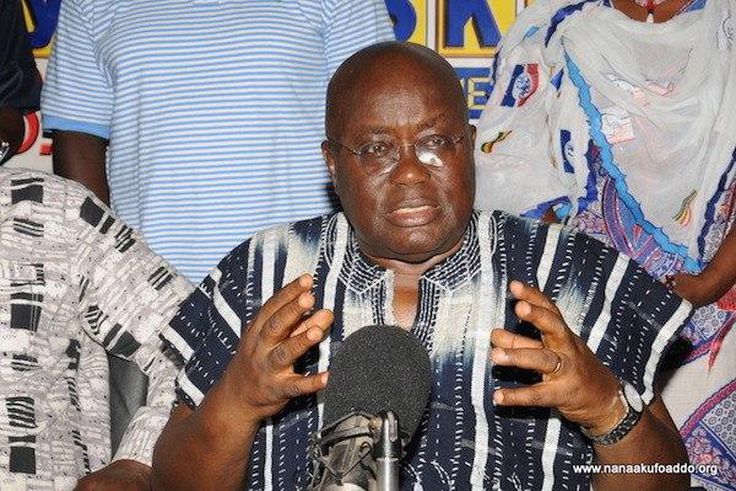 NPP Presidential candidate, Nana Addo in smock