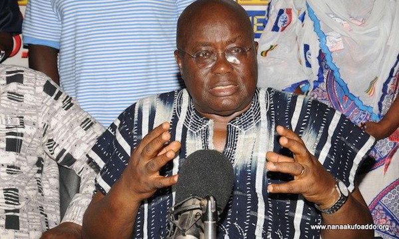 NPP Presidential candidate, Nana Addo in smock
