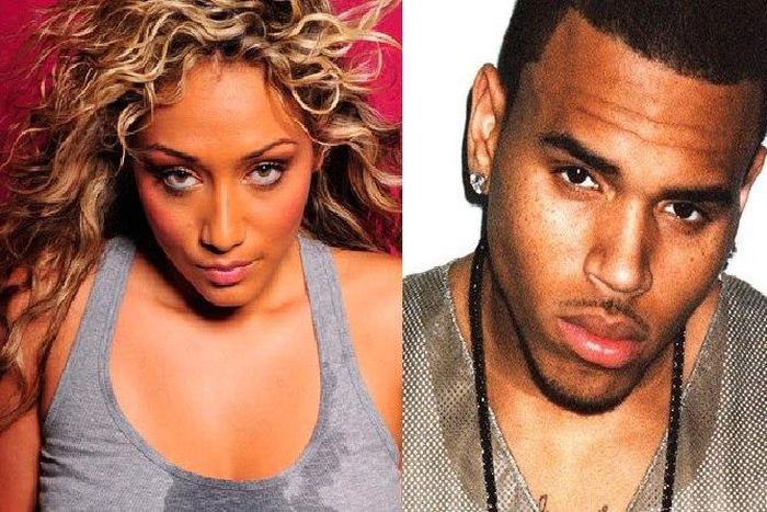 Nia Guzman and Chris Brown