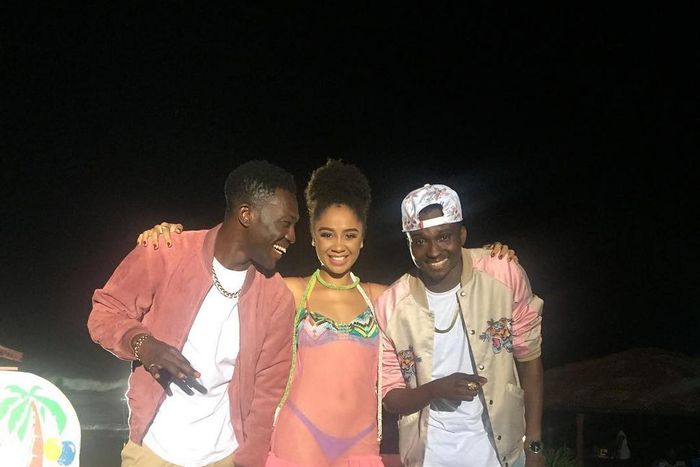 Deborah Vanessa with Reggie N Bollie