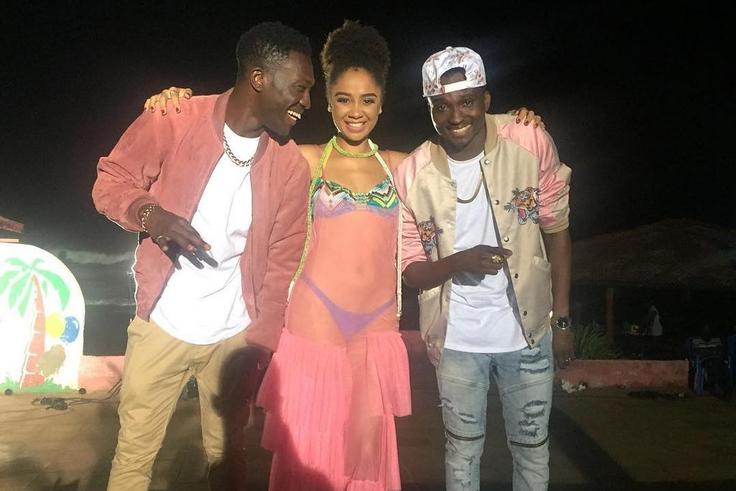 Deborah Vanessa with Reggie N Bollie