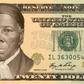 A photoshopped version of the $20 bill with Harriet Tubman.