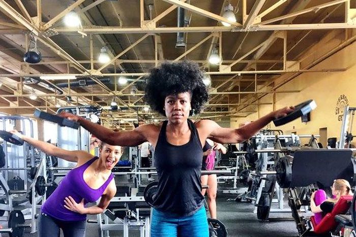 Workout is about getting up