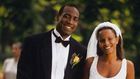 Groom in black tie