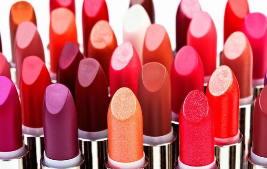Different shades of lipstick