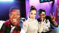 Reggie N Bollie with Cheryl in the middle
