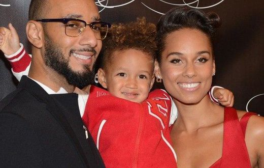 Swizz Beatz, Alicia Keys and son, Egypt