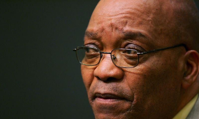 South African President Jacob Zuma listens at a news conference in Cape Town, in this June 14, 2005 file photo.