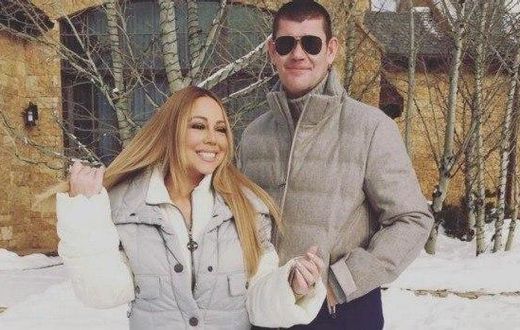 Mariah Carey with James Packer