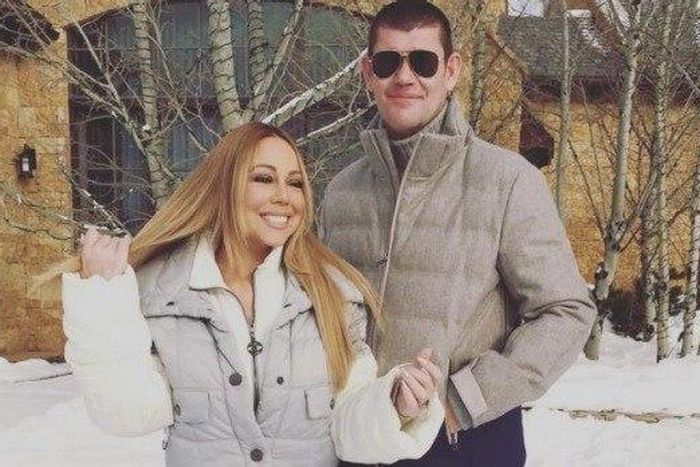 Mariah Carey with James Packer