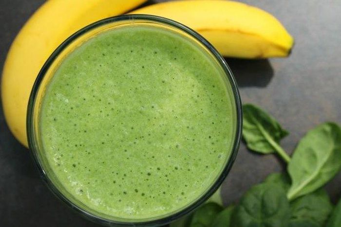 Green banana smoothie