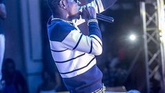 Shatta Wale performing on stage