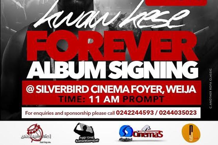 Kwaw Kese's "Forever" album launch & signing scheduled for March 12